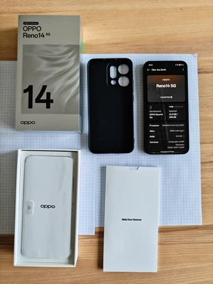 Oppo Reno14  5G 12GB RAM 256GB Speicher, OVP - Neuwertig! - Bild 1 von 4