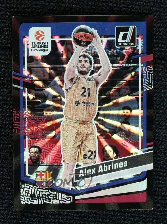 2023-24 Panini Donruss EuroLeague Black Laser 1/1 Alex Abrines #109 - Image 1 of 2