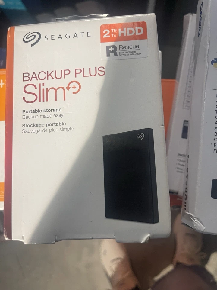 3 Seagate Backup Plus Slim 2TB External USB 3.0 Portable Hard Drive -BRAND NEW - Image 1 of 1