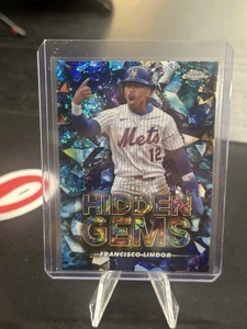 Gemas ocultas cromadas Bowman 2025 Francisco Lindor naranja/10 SSP #HG-27 Mets - Imagen 1 de 2