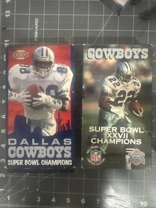 Vintage Vhs Dallas Cowboys Super Bowl XXX & XXVII Champions HTF - Bild 1 von 3