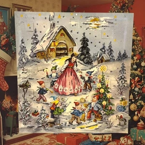 Vintage 1960's (1963) West Germany Hallmark 50XC Christmas Advent Calendar - Picture 1 of 8