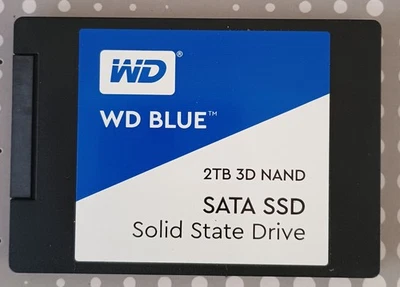 WD Blue 2TB 3D NAND 2.5" SATA SSD WDS200T2B0A **100% health** - Image 1 of 3