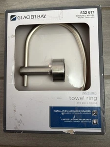 Glacier Bay Innburg Handtuchring Modell 532 617 gebürstetes Nickel 3,3” x 7,8” x 5,7” - Bild 1 von 3
