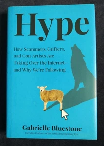Hype: Internet Scammers Grifters Con Artists Hardcover Book Gabrielle Bluestone - Picture 1 of 19