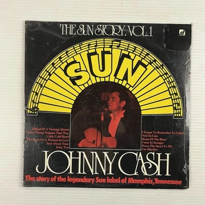 Johnny Cash - The Sun Story Vol. 1 LP 1977 SUN 9330-901 - NEW Sealed - Image 1 of 4