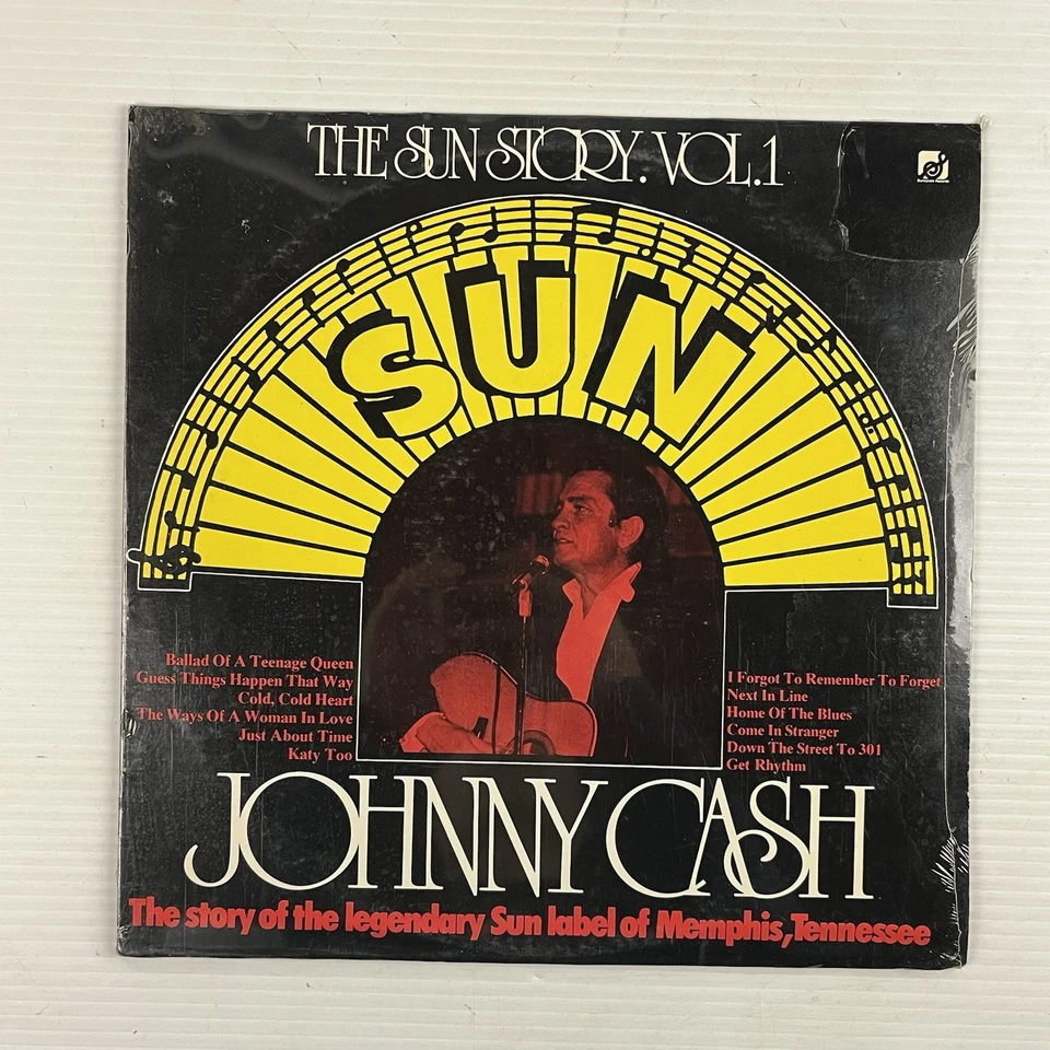 Johnny Cash - The Sun Story Vol. 1 LP 1977 SUN 9330-901 - NEW Sealed - Image 1 of 4