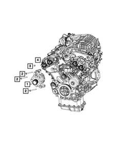 Genuine Mopar Alternator 4801778AI - Picture 1 of 3