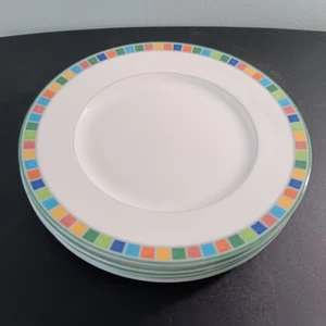 Set Of 5 Villeroy & Boch 10 3/4" "Twist Alea Caro" Dinner Plates - Picture 1 of 5