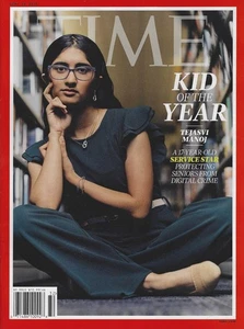 Time Magazine September 23rd 2025 Kid of the Year Tejasvi Manoj - Picture 1 of 1