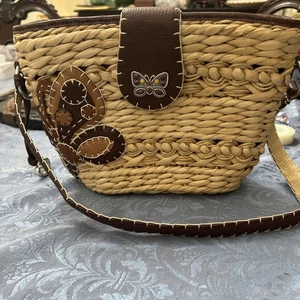 Borsa Brighton in paglia e pelle - Foto 1 di 23