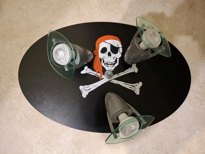 Deckenlampe Pirat Kinderzimmerlampe Totenkopf Deckenleuchte - Bild 1 von 3