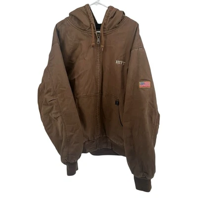 Nueva Chaqueta con Capucha DRI-DUCK Cheyenne Lona Tostada Trabajo Aire Libre Hombres Talla 2XL Foto 1 de 4