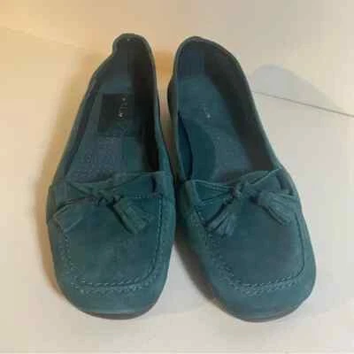Aerosoles Suede Tassel Flat Loafers Rubber Sole Size 8 - Image 1 of 4