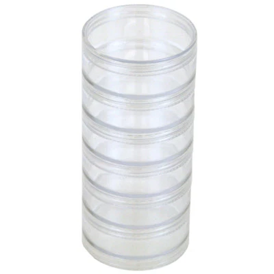 Pequeños contenedores de almacenamiento para cuentas artesanías joyería tornillos especias  Foto 1 de 4