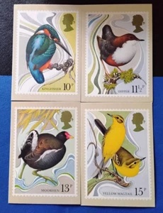 PHQ 41 British Birds Postcards set of 4 Post Office. - Picture 1 of 1