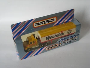 Matchbox Convoy CY-16 Scania Box Truck Weetabix Boxed 160mm Tyre - Picture 1 of 2