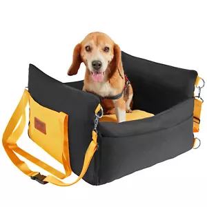 VEVOR Hunde Autositz Vorder-/Rücksitz Hundeautositz 585x560x330mm 11kg Schwarz - Bild 1 von 12
