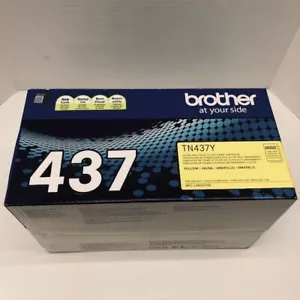 Brother TN437Y Toner Ultra Resa 8000 Pagine Giallo - PESA 100% PIENO! - Foto 1 di 10