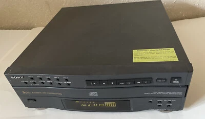 Sony CDP-C322M CD Changer 5 Disc Player Carrousel No Remote Tested Working - Image 1 of 4