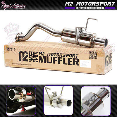 Honda Civic EP1 EP2 Spoon N1 Style Rolled Tip Performance Back Box Exhaust JDM • 305.47€