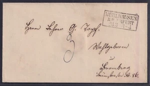 73752) MÜHLHAUSEN R. B. ERFURT Thüringen Briefhülle nach Bromberg - Bild 1 von 2