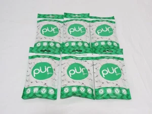 Pur Gum Spearmint 55 Pieces Aspartame Free 100% Xylitol 6 Packs Exp 4/26 - Picture 1 of 4