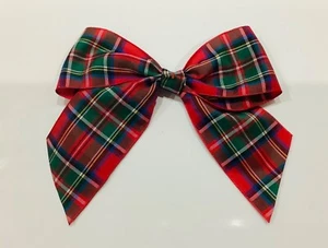 🎀Tartan Ribbon Bows~38mm ribbon~Choice of Tartan/Quantity🎀 - Picture 1 of 14