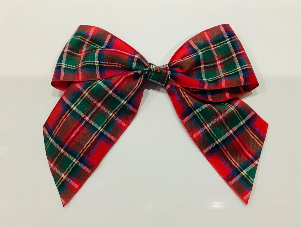 🎀Tartan Ribbon Bows~38mm ribbon~Choice of Tartan/Quantity🎀 - Image 1 of 1