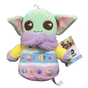 Mattel Star Wars Baby Yoda Grogu Mandalorian Easter Stuffed Animals Plush Toy - Picture 1 of 1