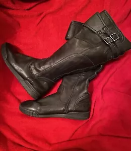 DKNY Speed Collection 2012 Vintage Knee High Leather Boots - Picture 1 of 10
