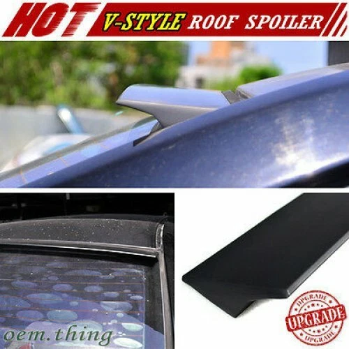 94-01 Fit FOR Audi A4 B5 Sedan Roof Spoiler Wing Quattro Unpainted V-Style - Image 1 of 1