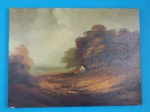 Mario Tavares  Mid Century Oil On Canvas Signed No Frame 12 X 16 - Picture 1 of 1