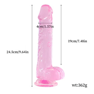 7" 8" 9" Big Realistic Dildo Suction Cup - Lifelike Penis Waterproof Sex Toy - Picture 1 of 22
