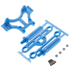 RPM Traxxas E-Maxx T-Maxx 3.3 Blue Shock Tower & Adjustable Body Mount - 80165 - Picture 1 of 1