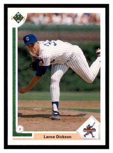 1991 Upper Deck #9 LANCE DICKSON RC Chicago Cubs ~C1G