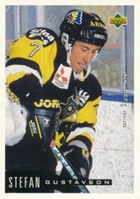 1995-96 Swedish Upper Deck #9 STEFAN GUSTAVSON - AIK