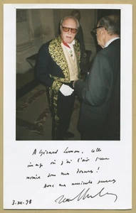 Jean Dutourd (1920-2011) - French novelist - Signed card + Original photo - 1998 - Picture 1 of 1