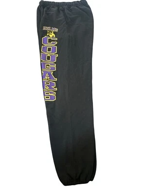 Jerzees Men’s NuBlend -Helms Cougars Logo Fleece Elastic Sweatpants Black Small - Image 1 of 4