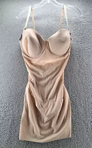 Maidenform Built-in Bra Firm Control Full Slip Womens 36D Beige Shaping NWT - Picture 1 of 9