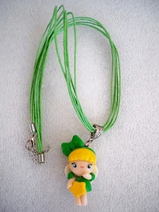 COLLANA CIONDOLO IN FIMO FATTO A MANO FATINA DELLE STELLE NECKLACE - Picture 1 of 1