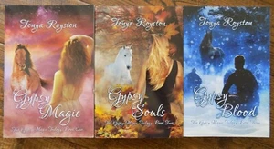 Lot 3 The Gypsy Magic Trilogy Souls Blood Tonya Royston SIGNED - Imagen 1 de 8