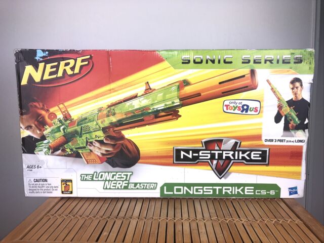 NERF Long Strike Cs-6 Modulus With Everything! Barely Used.Darts Included  630509744084