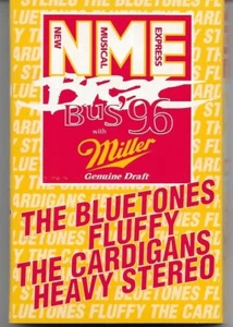 NME BRAT BUS '96 Cassette Tape The Bluetones/Fluffy/Cardigans/Heavy Stereo - Picture 1 of 4