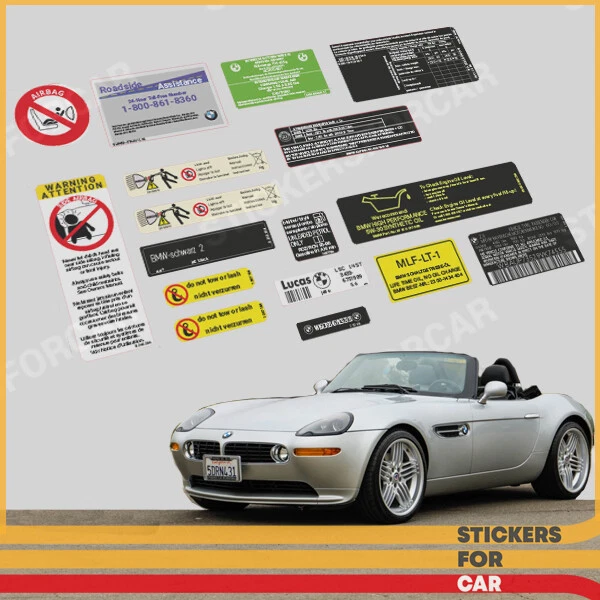 Juego de pegatinas de motor BMW Alpina Z8 Full Years Foto 1 de 1