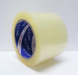A-Z Pak Transparent Clear 1.6 mil, 3" x 110yds, Acrylic, BOPP Tape 6, 12, or 24 - Picture 1 of 3