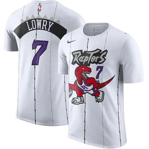 Toronto Raptors Kyle Lowry Nike Hardwood Classics Player Name & Number T-Shirt Cover