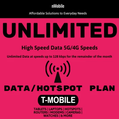 T-Mobile Business 5G Data Plan for Router/Hotspot/Tablet - 7 Day TRIAL - Image 1 of 4