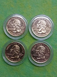 2006D Uncirculated 24K Gold Plated State Quarter Coin in Capsule - Nebraska - Picture 1 of 6