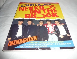 New Kids On The Block Book Our Story Vintage 1990 Collectible Autobiography - Picture 1 of 8